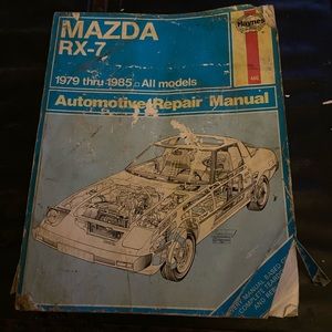 Haynes Mazda RX-7 1979-1985 all models automotive repair manual 460